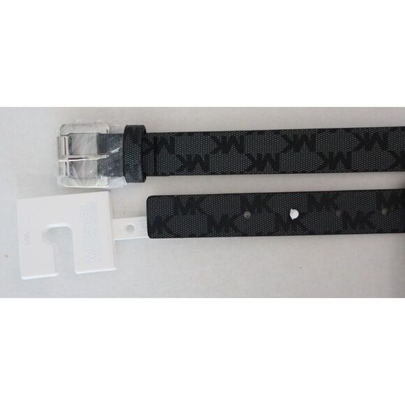 Michael Kors 556137C 001 Sz L/XL Black Signature MK Allover Print Belt Bag - Picture 7 of 7